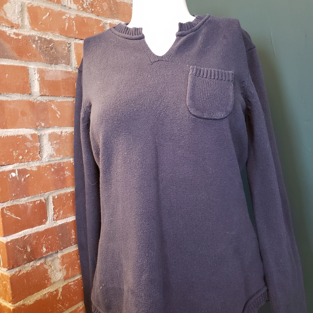 Navy sweater